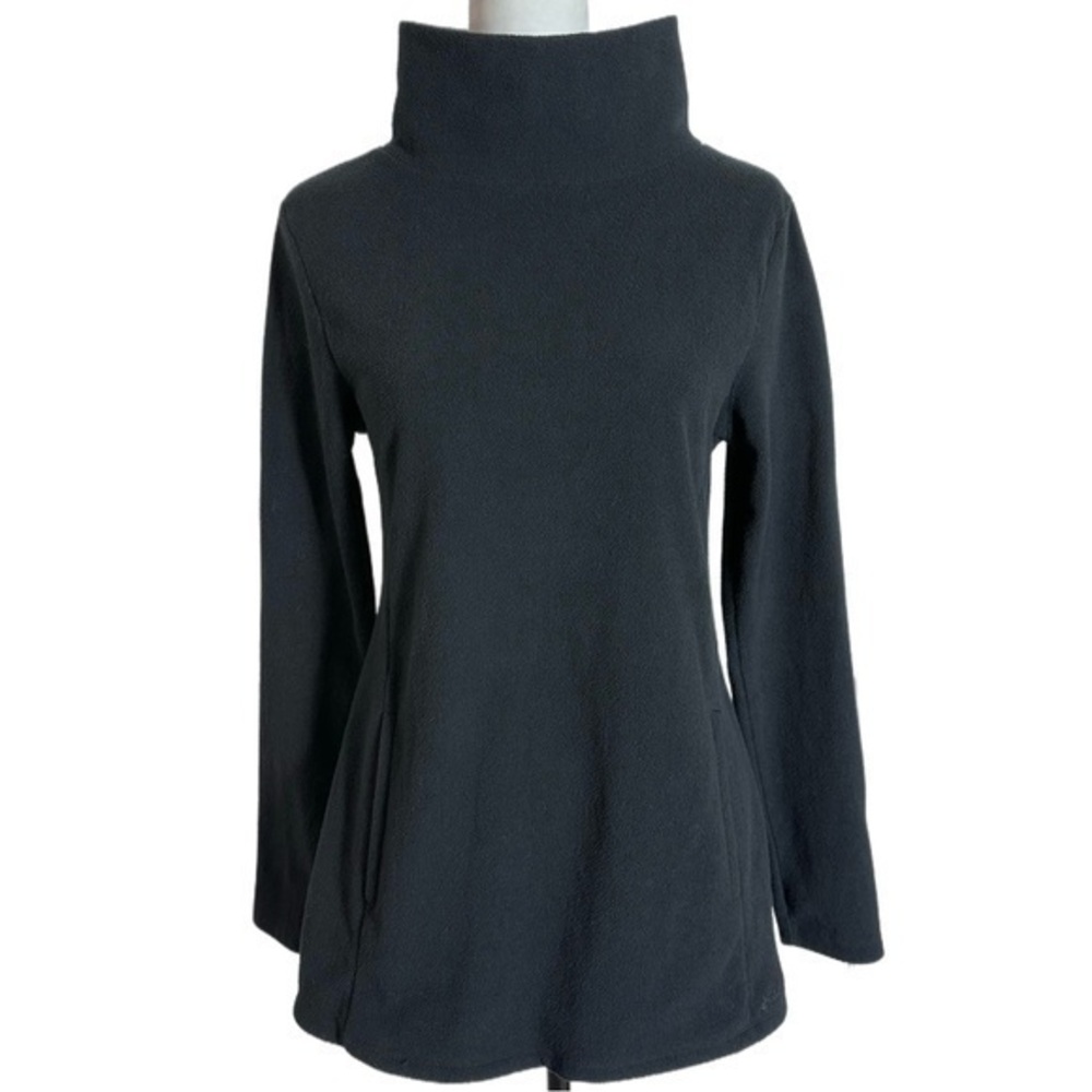 Eddie Bauer Black Fleece Mock Neck Lightweight Pullover Sz S
